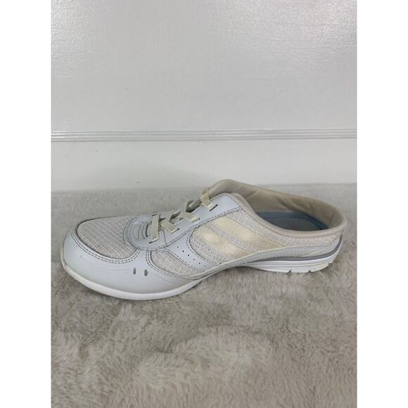 Skechers Womens Slip-On Relaxed Fit Memory Foam White Mule Sneakers Size 6 - Picture 6 of 9